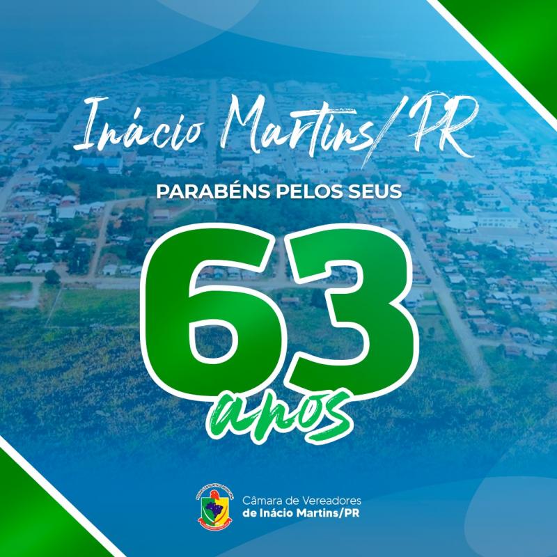 PARABÉNS INÁCIO MARTINS